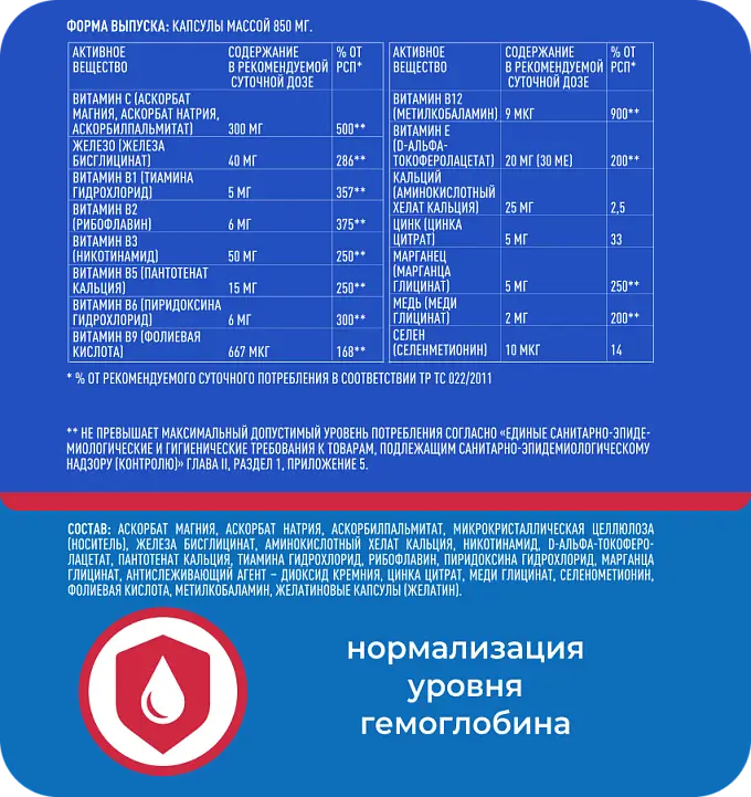 IRON & VITAMINS COMPLEX